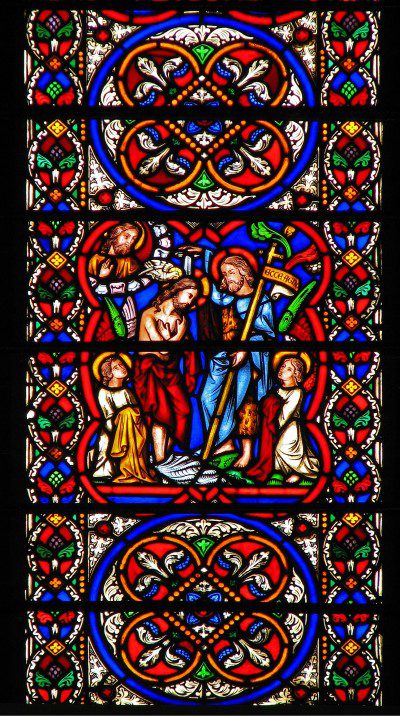 This window is one of a set of windows by A W N Pugin and they were exhibited in the Great Exhibition and installed in Bolton Abbey. Photo & description by Fr. Lawrence Lew, O.P.