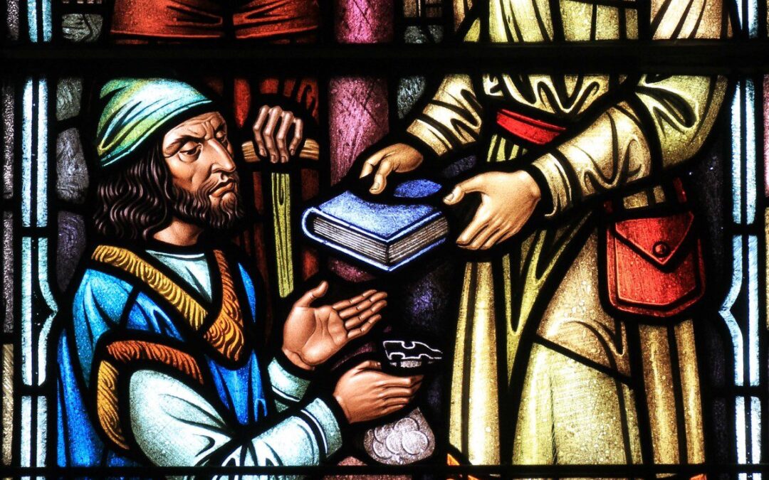 St. Dominic Sells His Books