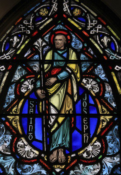 Stained Glass Window from the Dominican House of Studies in Washington, D.C.  Photo by Fr. Lawrence Lew, O.P.