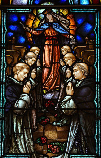 Stained Glass Window from St. Dominic's Church, Washington, D.C. Photo: Fr. Lawrence Lew, O.P.