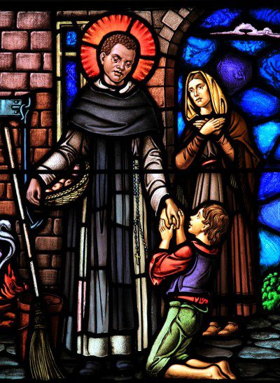 Stained Glass Window from St. Dominic's Church in Washington, D.C. Photo: Fr. Lawrence Lew, O.P.