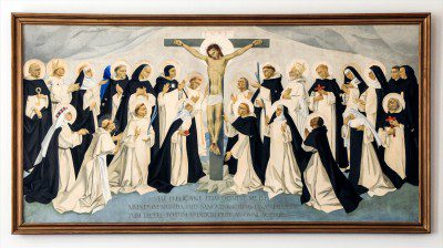 This painting is in the Refectory of the Dominican House of Studies in Washington, D.C. Photo: Fr. Lawrence Lew, O.P.