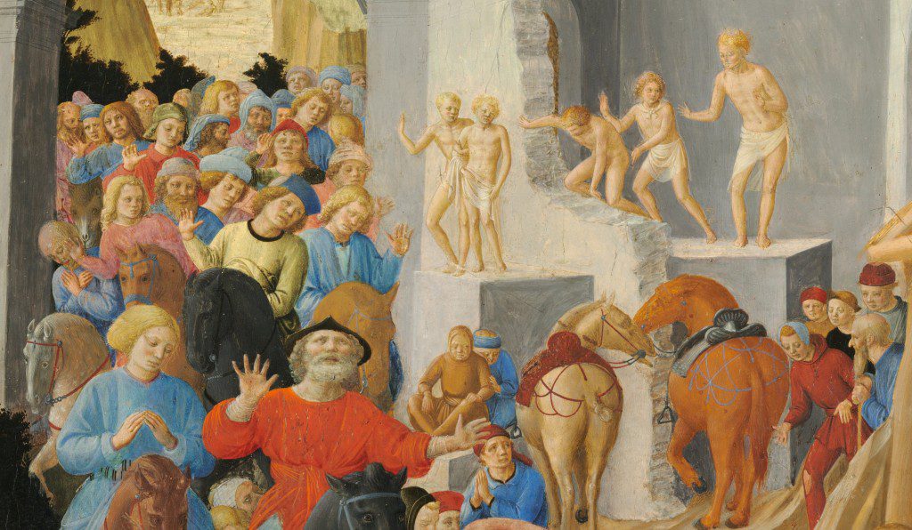 Fra Angelico — The Adoration of the Magi (Detail) (c. 1440 – 1460)
National Gallery of Art, Washington DC