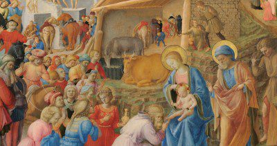 The Adoration of the Magi (c. 1440 - 1460) by Fra Angelico and Fra Filippo Lippi National Gallery of Art, Washington DC
