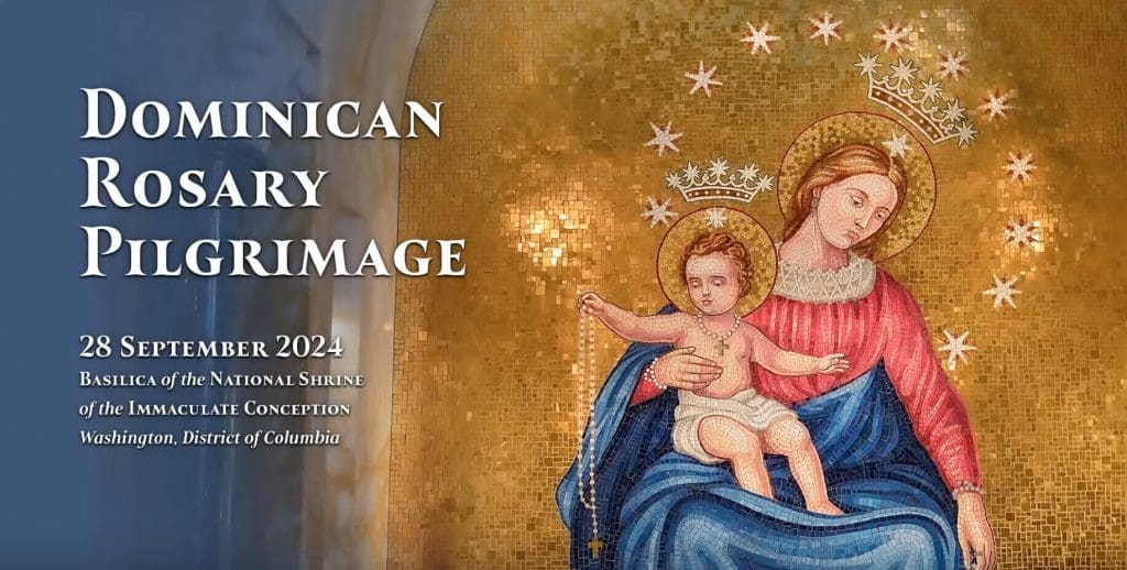 The Dominican Rosary Pilgrimage, is an annual national pilgrimage celebrating the Rosary at Basilica of the National Shrine of the Immaculate Conception in Washington, D.C.