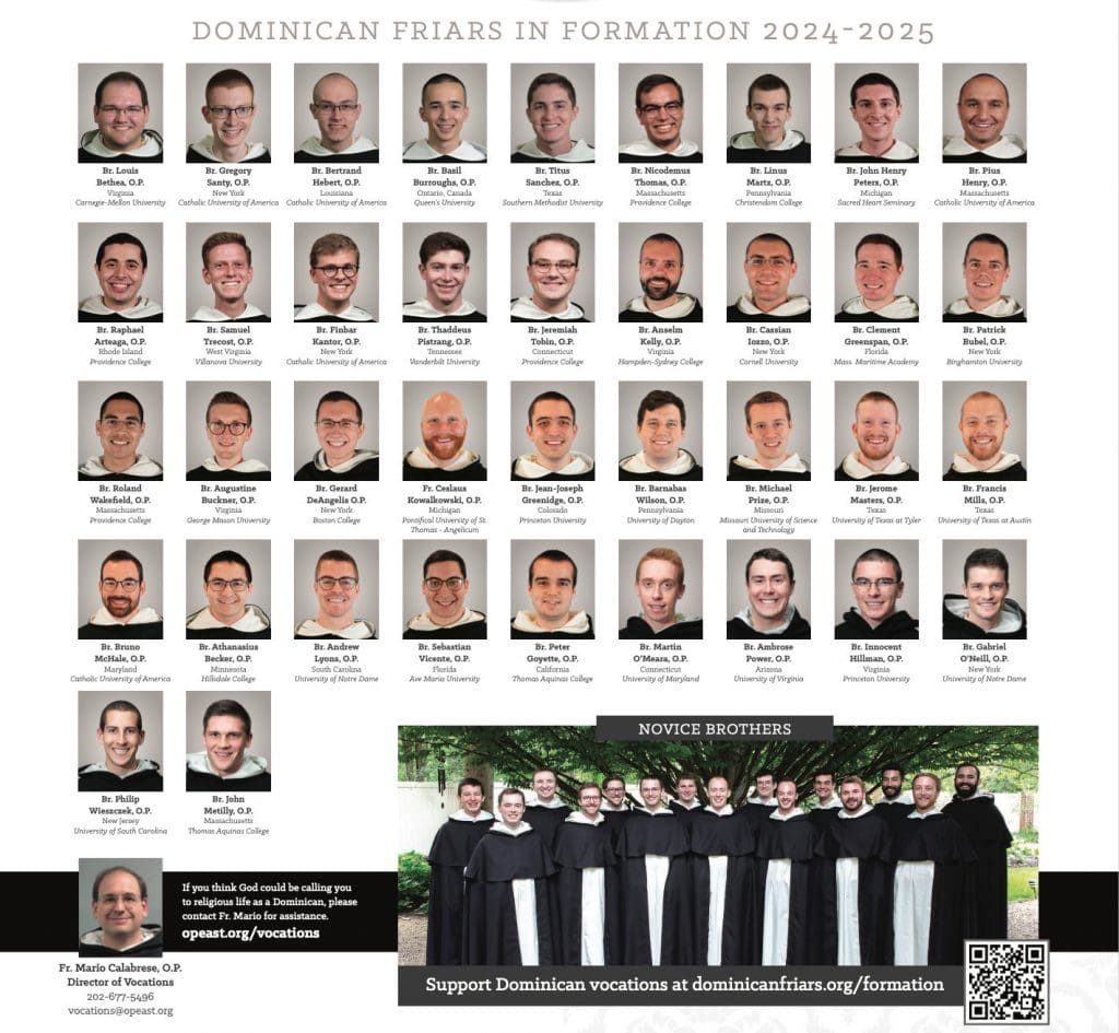 We are blessed to have over 50 young men in formation and we ask for your prayers—that these men persevere in their path to the priesthood.