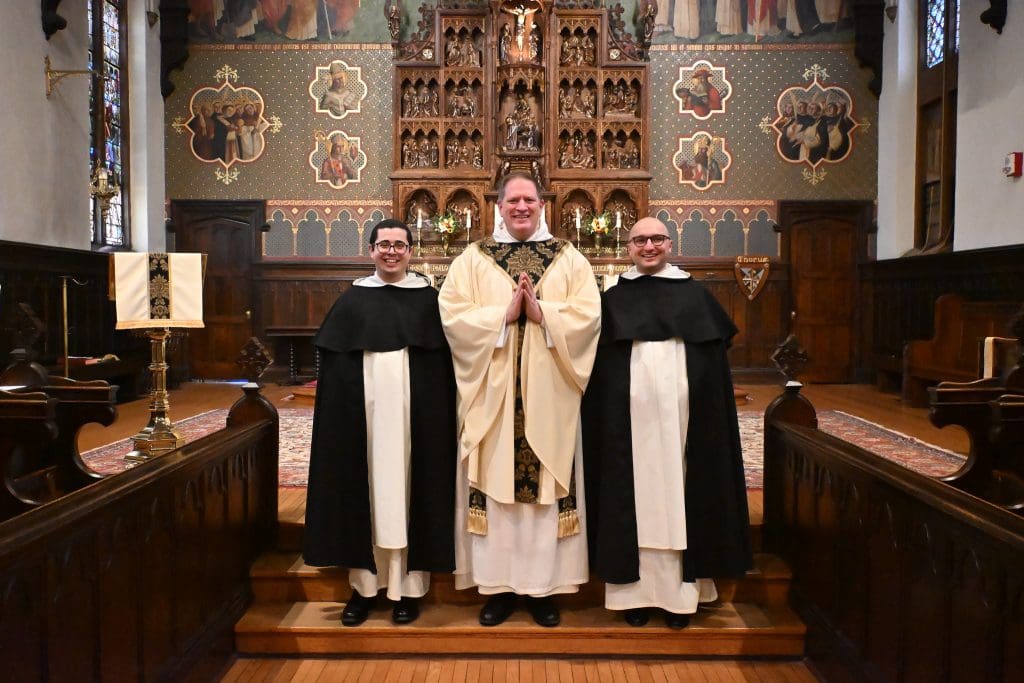 Two of our brothers, Br. Raphael Mary Arteaga, O.P. and Br. Pius Mary Henry, O.P., recently professed Solemn Vows, fully committing the whole of their lives to God through our Dominican way of life.